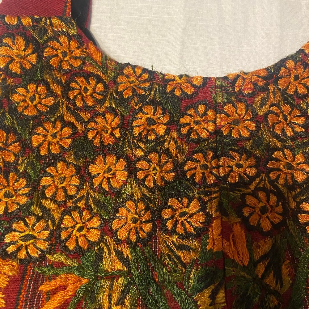 Floral Stitched Women’s Boho shoulder bag - Picture 4 of 7